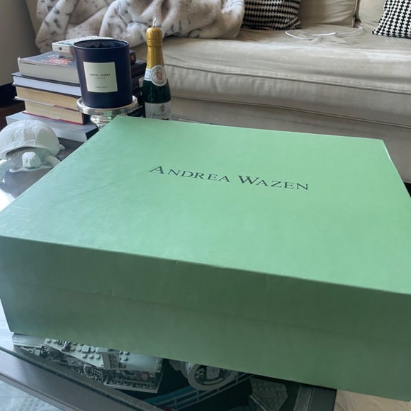 Andrea Wazen White Closed-Toe Platform Maryjane’s - Picture 4 of 9